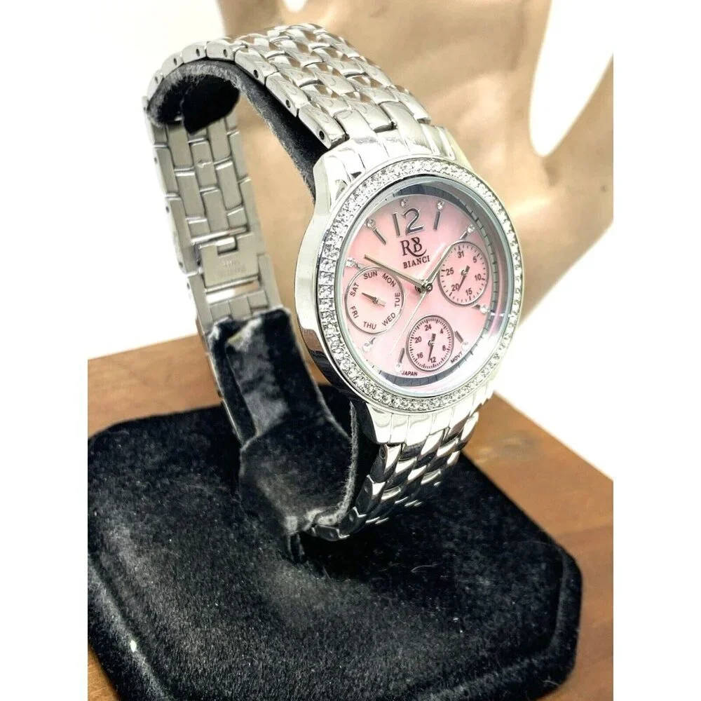Roberto Bianci Women's Watch RB0842 Valentini Quartz Pink Mother of Pearl Dial